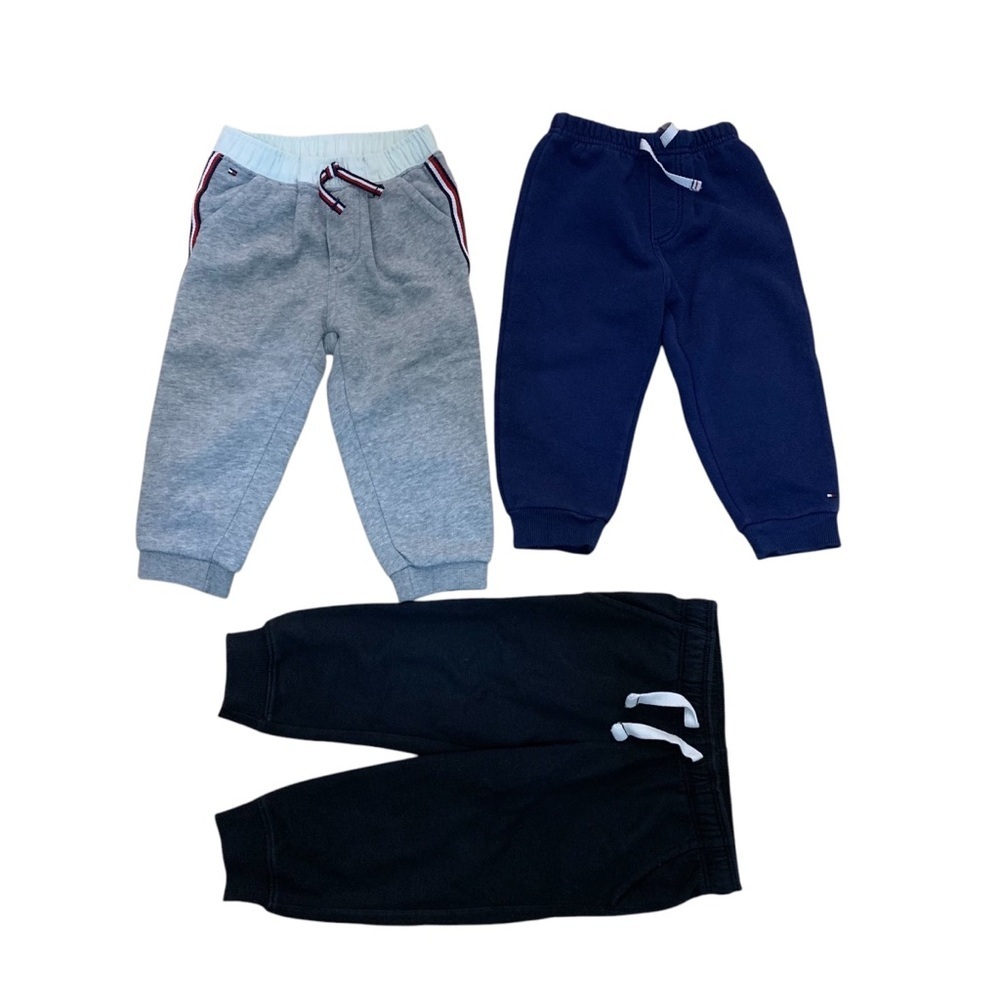 Jogger Pants Set for little boy’s 18-24M Gray, Navy,‎ and Black